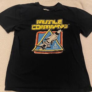 Atari Missile Command Kids Black T-Shirt